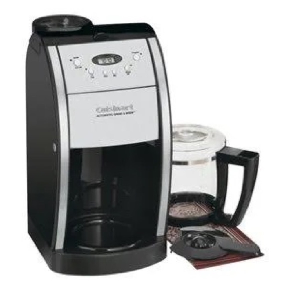 Cuisinart DGB-550BKP1 Automatic Coffeemaker Grind & Brew, 12-Cup Glass, Black